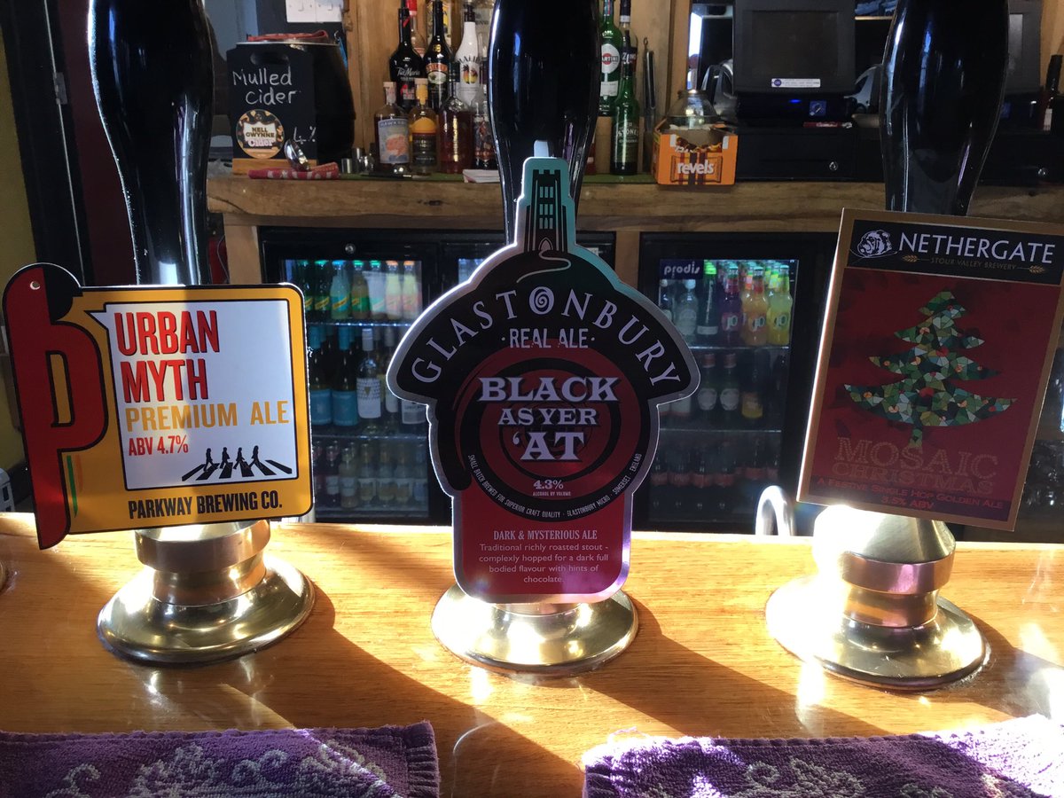 Current Friday beer choices… @ParkwayBrewing @NethergateBrew #realale #stout