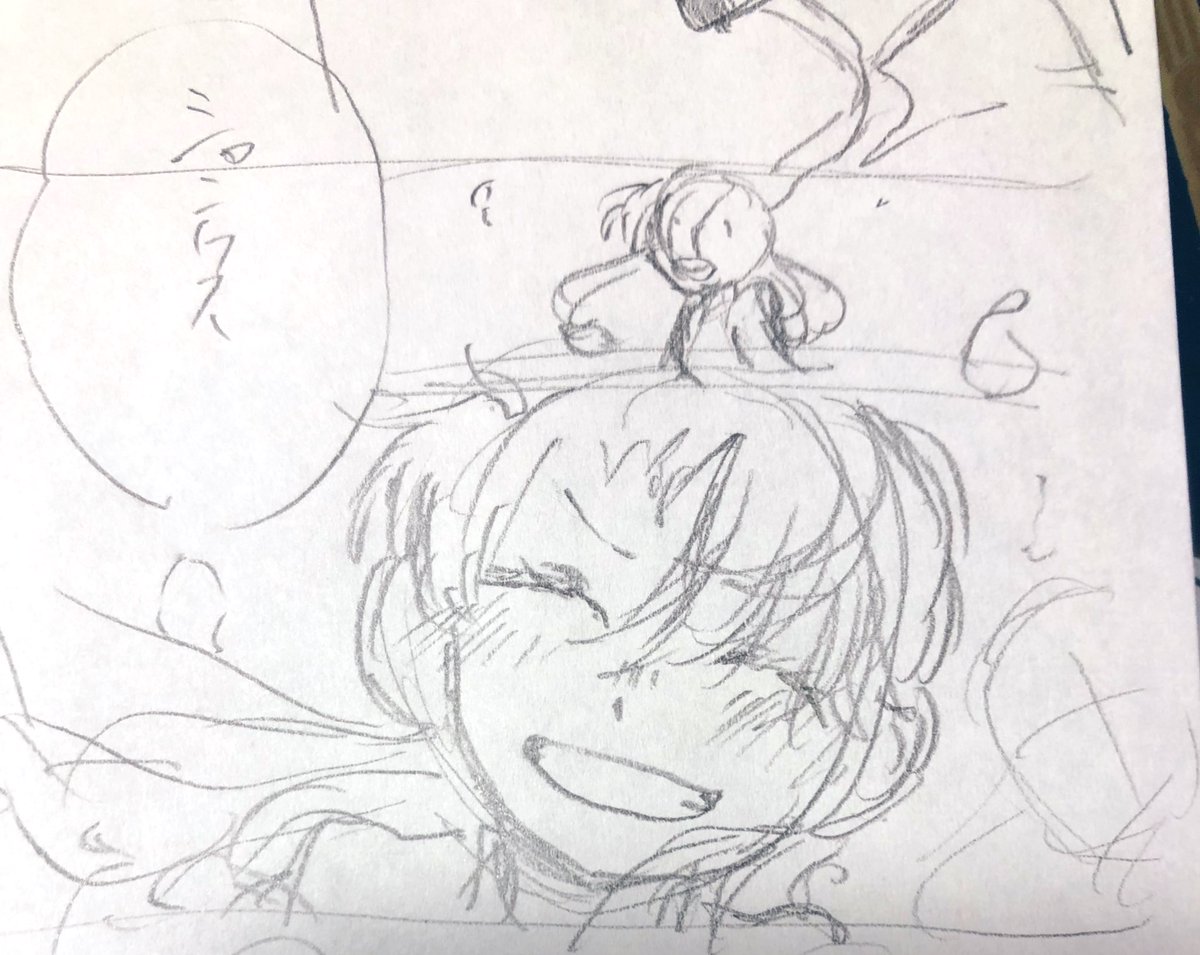 ウタちゃんの笑顔が可愛い漫画を描いています 
