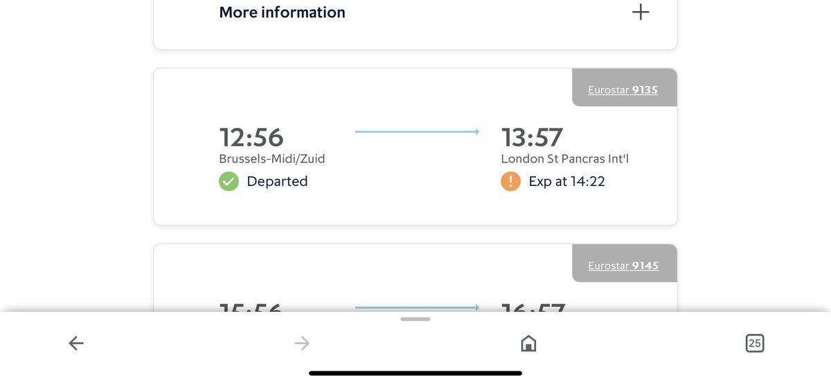 Tile_House's tweet photo. @EurostarUK no it hasn’t. Still stuck in Brussels. What news?? https://t.co/yl8HitUl8z