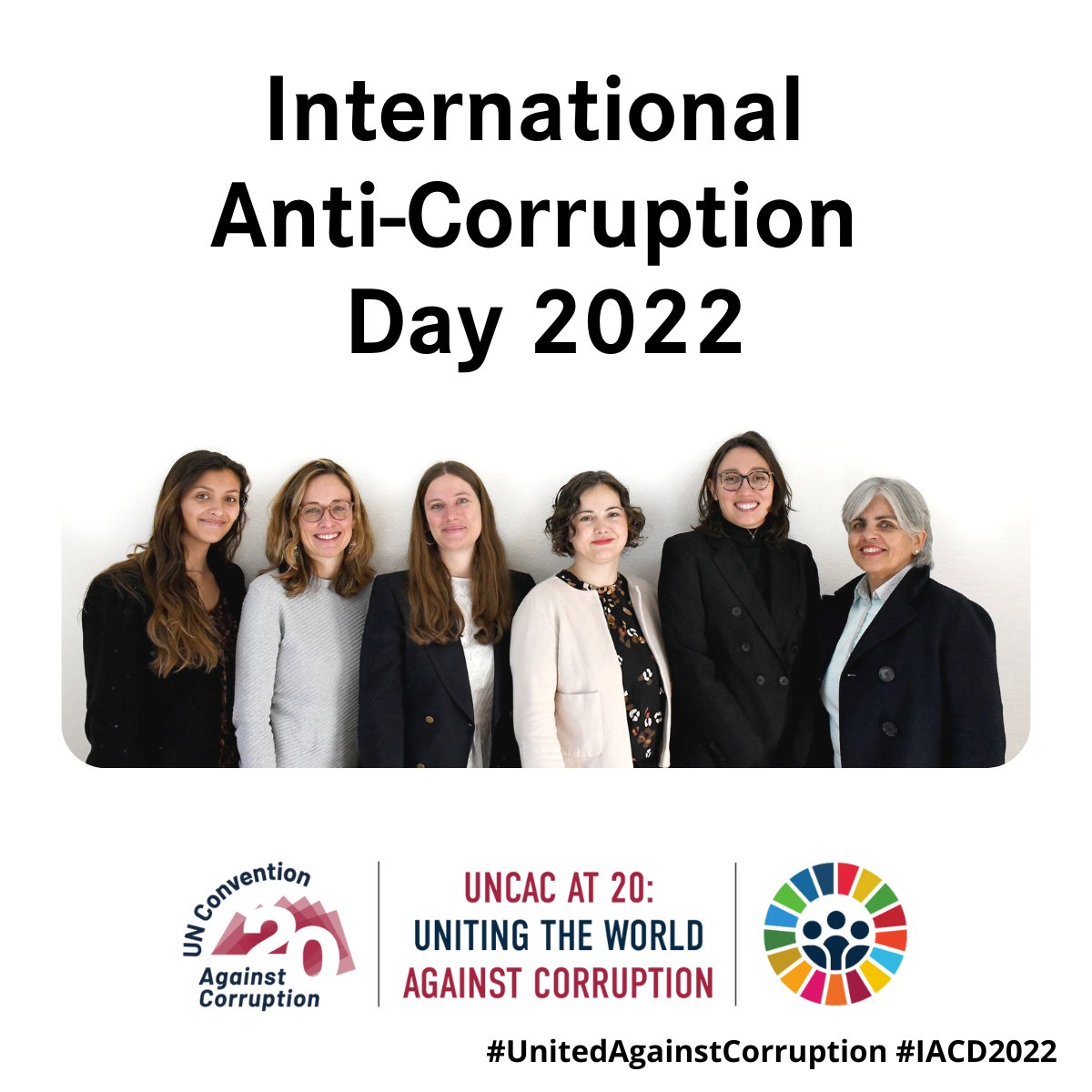 FightBribery's tweet photo. Today is #InternationalAntiCorruptionDay! 🇺🇳🌐
 
As we commemorate this important day, we are happy to present to you our Private Sector Team members, who work effortlessly to promote Collective Action as a norm across the globe.

#UnitedAgainstCorruption https://t.co/6K4KDirkDU