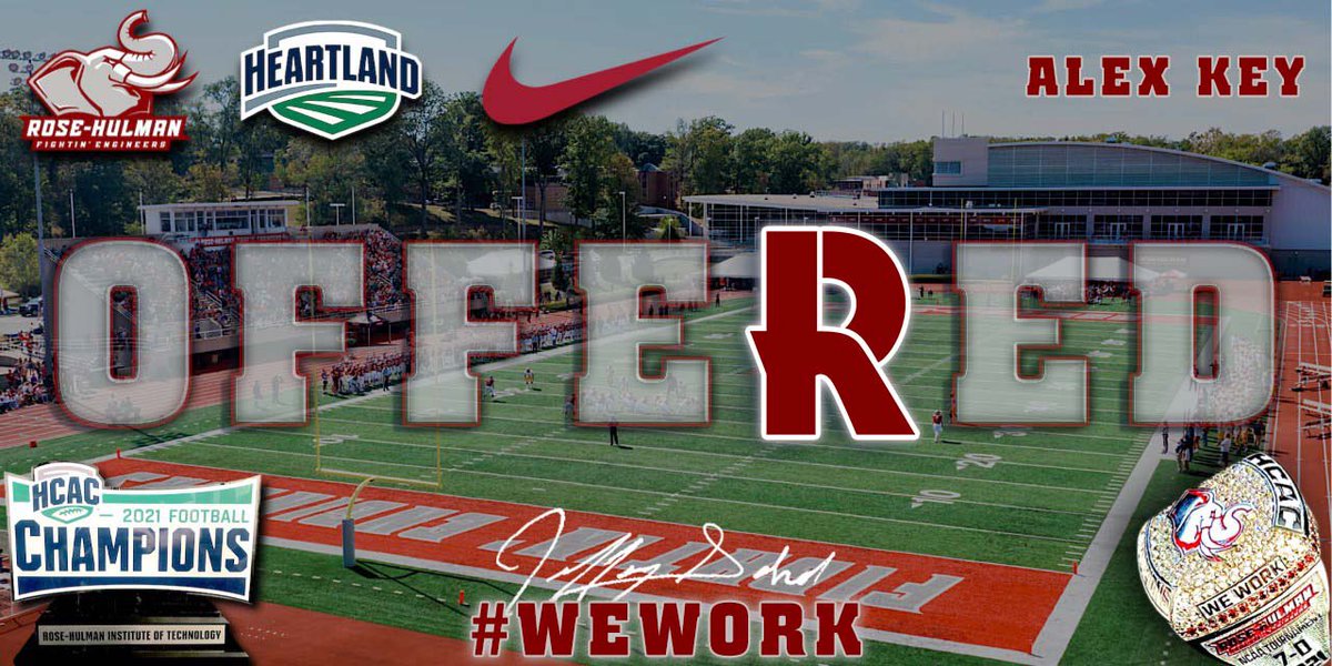 Grateful to receive an offer to continue my academic and athletic career from Rose-Hulman Institute of Technology! <a href="/Coach_Fries/">Andy Fries ❄️</a> <a href="/RoseHulmanFB/">Rose-Hulman Football</a> <a href="/LakotaWestFB/">Lakota West Football</a> <a href="/CoachTomBolden/">Tom Bolden</a> <a href="/CoachBeauchamp/">Gerry Beauchamp</a> <a href="/coachAPhelan/">Andrew Phelan</a> #WeWork