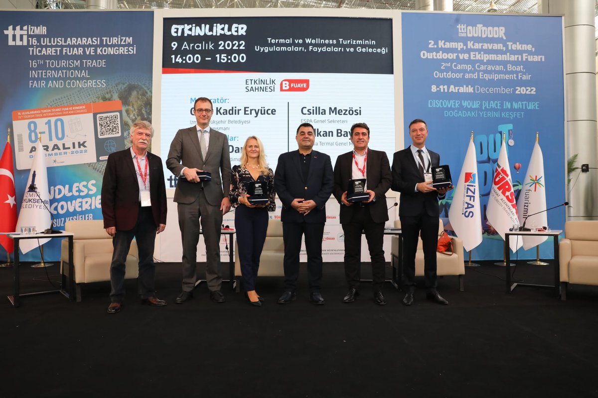 tursaborgtr's tweet photo. 16. Uluslararası Turizm ve Ticaret Fuar ve Kongresi'nin ikinci gününde "Termal ve Wellness Turizminin Uygulamaları, Faydaları ve Geleceği" başlıklı oturum gerçekleşti.
https://t.co/Qv8bQXqeyR
#TÜRSAB #TTI #İzmir #Fuar #SağlıkTurizmi #EHTTA #ESPA #BalçovaTerman #wellness #termal https://t.co/w9yPUotbCd