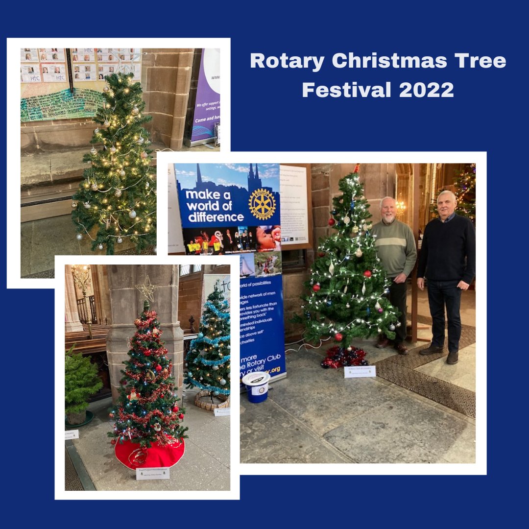 Once again we are pleased to support the Rotary's Christmas Tree Festival at Holy Trinity Church, Coventry.

You can see all the trees on display at the Rotary's Charity Concert on 17th December at 7pm. 

Reserve your place by visiting  ow.ly/Tj7W50LZicf