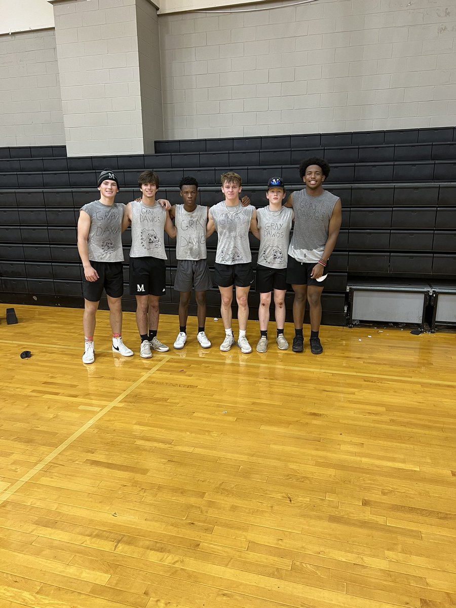 McAdoryBSBL's tweet photo. After 5 days, the Jacket Challenge is complete. 

Day 5 saw Team Gold climb out of the cellar after their basketball championship over Team White. Team Black won the consolation.

Final Standings after all events: 

Champ- Team White
2nd- Team Gray
3rd- Team Gold
4th- Team Black https://t.co/x8Ht0GdJNl