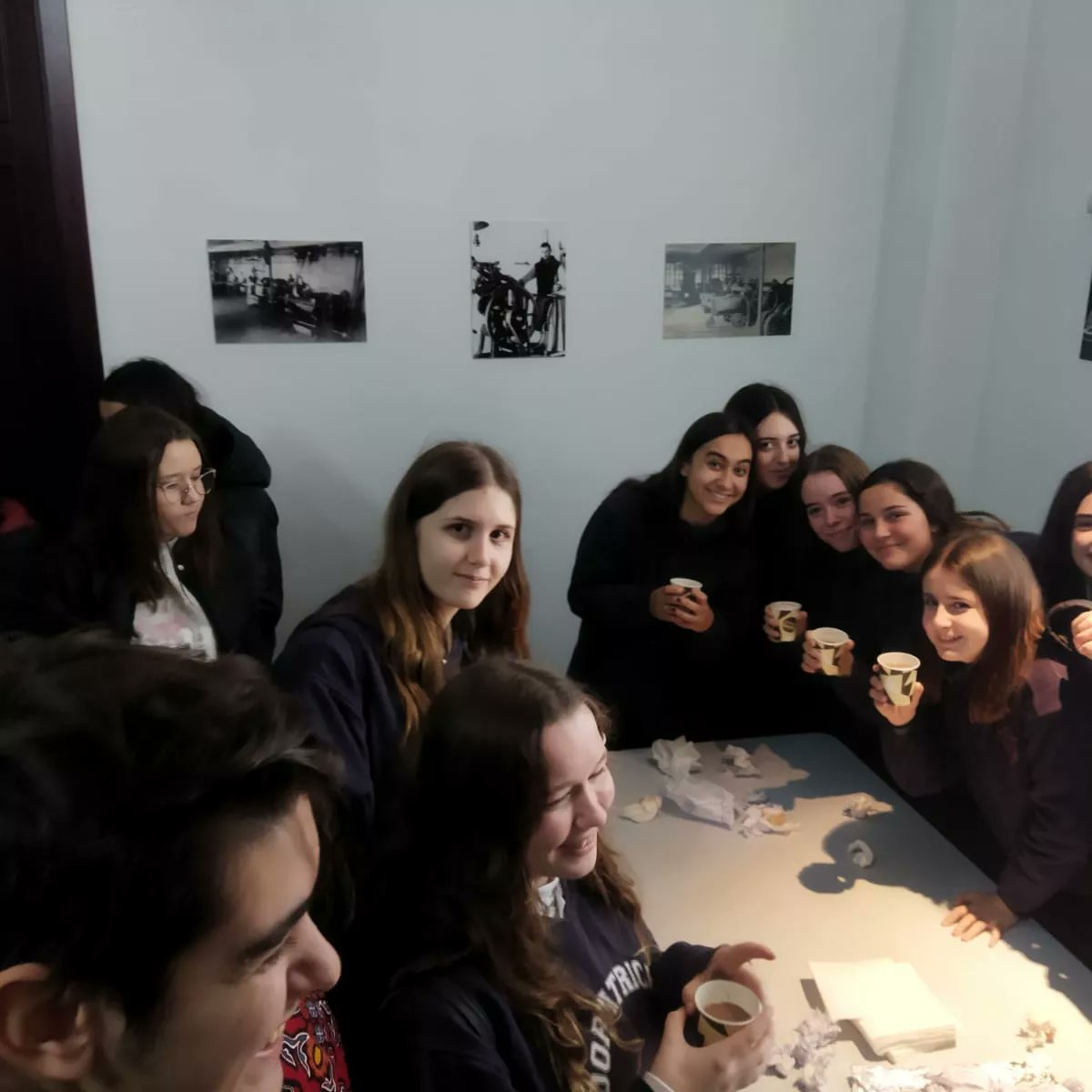 Hoy hemos estado en Estepa, en la Despensa de Palacio, con los alumnos polacos de intercambio.