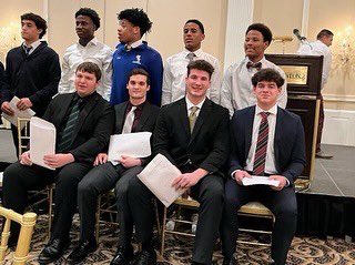 MA football players received their All Conference Awards last night at the CCL Banquet. #CADETPRIDE <a href="/pchabura/">Paul Chabura</a> <a href="/MarmionFB/">Marmion Football</a>