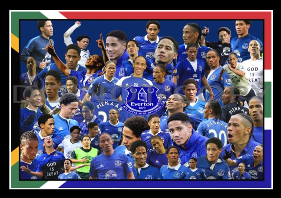 Steven Pienaar collage. My all-time favourite Everton player. #Everton #SouthAfrican