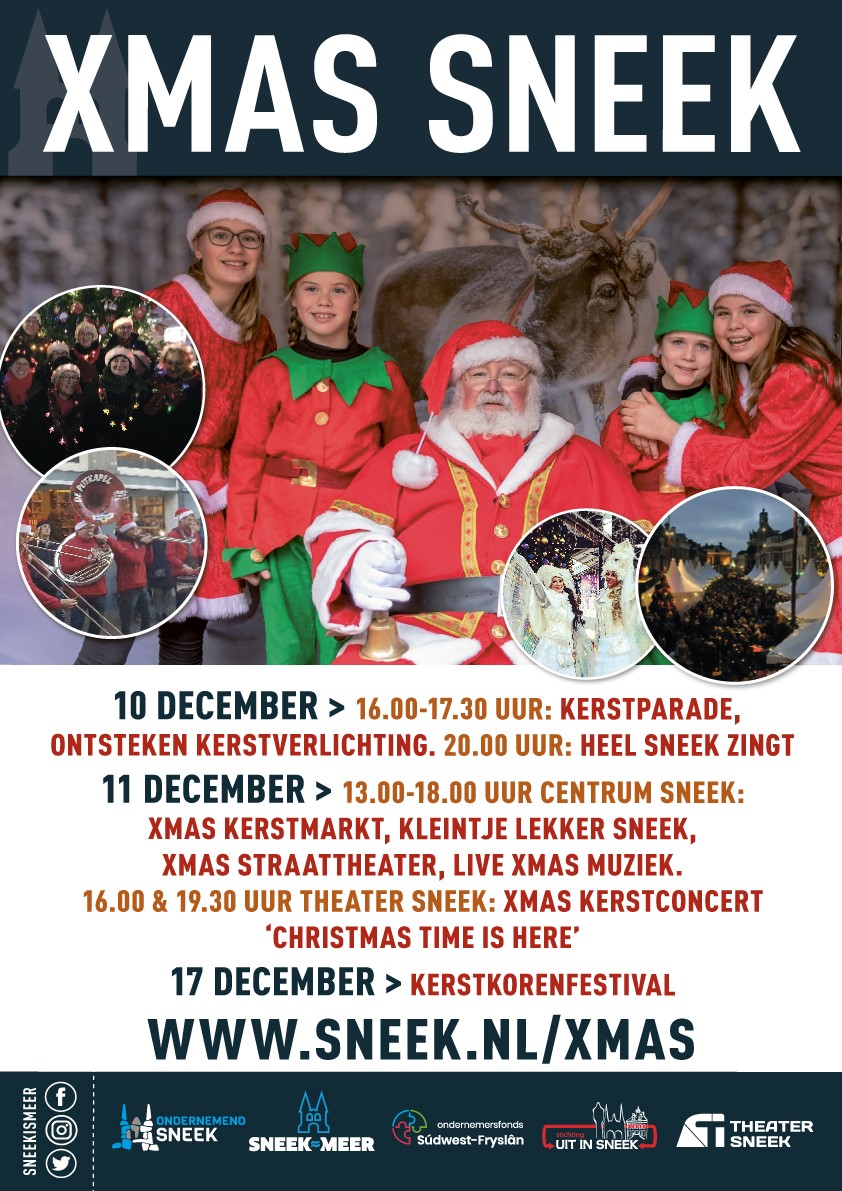Alle #XMASSNEEK activiteiten komend weekend 10 &amp; 11 december op een rij! Zien we jullie dit weekend in Sneek? 
sneek.nl/xmas