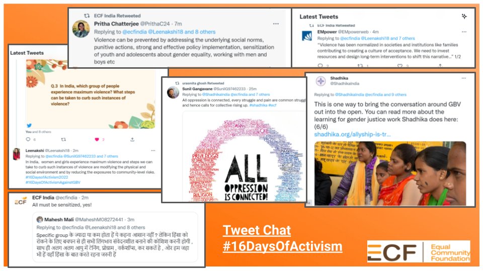 The energy with which all the panelists responded to the questions, along the ideas generated through the discussion, is mind-altering. ECF thanks all the panelists for the engaging virtual connect. (2/2)
 @ShadhikaIndia @voice4girls <a href="/EMpowerweb/">EMpower</a> <a href="/INBreakthrough/">Breakthrough</a> 

<a href="/Leenakshi18/">Leenakshi</a>
