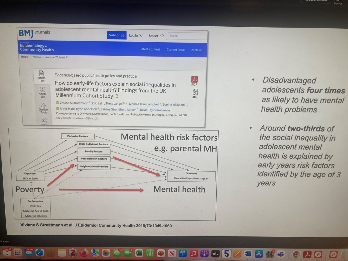 Early life deprivation and physical/mental health in children, David Taylor Robinson and colleagues’ analyses

#PovertyKillsChildren