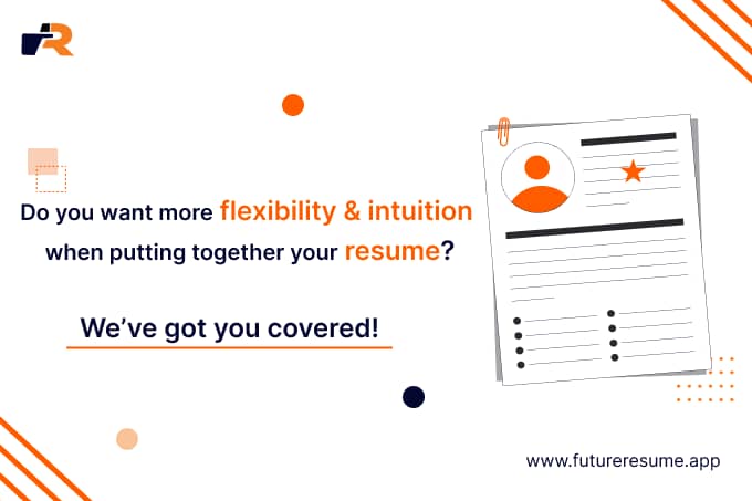 future_resume's tweet photo. Do you want more flexibility and intuition when putting together your resume?

Our newly improved resume editor works seamlessly across different digital touchpoints &amp; takes care of all resume must-haves so that you have less to worry about. https://t.co/VQNyODQX9B