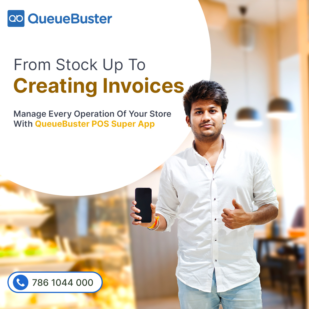 QueuebusterPOS's tweet photo. #QueueBuster simplifies every business operation of your store by enabling digital transformation and allowing you to manage your #business effortlessly
Click the link to learn more: https://t.co/LfYzIBibZS
.
.
#POS #possolution #management #inventory https://t.co/AH4qPSqNTI