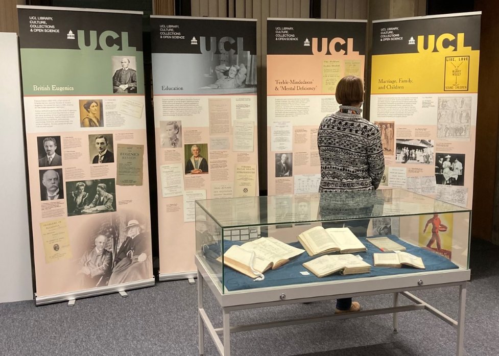 The exhibition 'We Are Not Alone': Legacies of Eugenics in Education and Society continues at the IOE Library into the new year. It explores how assumptions and attitudes rooted in eugenic principles became entrenched in British education. #EugenicsLegacies #HistEd @UCLSpecColl