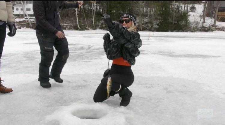 letstalkbravo's tweet photo. And here we have an actual photo of Jess fishing for compliments #WinterHouse https://t.co/z4cLLwtmNd