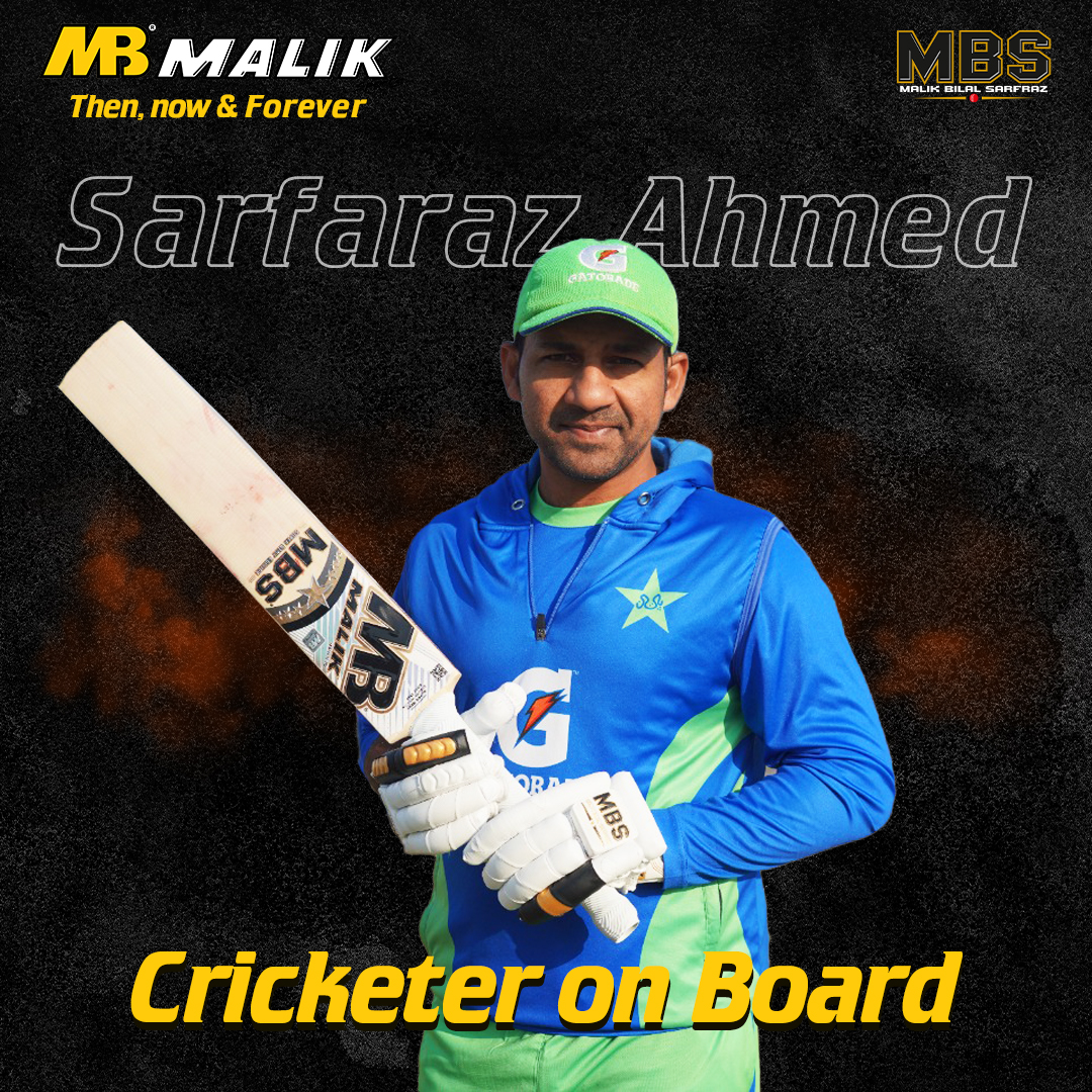 therealmbmalik's tweet photo. MB Malik is proud to announce our partnership with Sarfaraz Ahmed. He has selected MBS Super Best Edition bat as his new batting weapon.

@SarfarazA_54 

#SPORTS #bats #mbmalik #MBS #superbestedition #batting #SarfarazAhmed #cricketer #cricket #cricketeronboard #englishwillow https://t.co/d0Vr5xhh4N