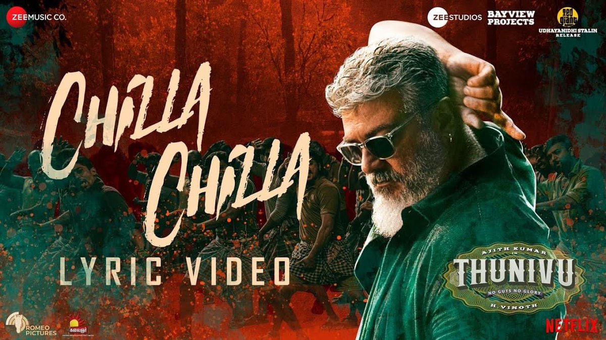 Sir @GhibranOfficial thank you for Chilla Chilla 🙏🏻🙏🏻 Whatte power , amazing sir . All awaited for release and congrats on 50th film sir . Rock on & god bless #ChillaChilla #Thunivu