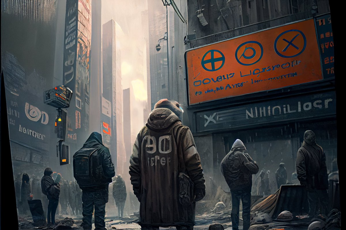 CodebreakersThe's tweet image. In the year 2277, the world was ruled by mega corporations who held all the power and wealth. The people lived in poverty, forced to work for the corporations in order to survive.
#thecodebreakers #jointhearmy #nft #ComingSoon