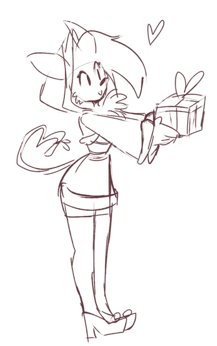 she brings gifts 