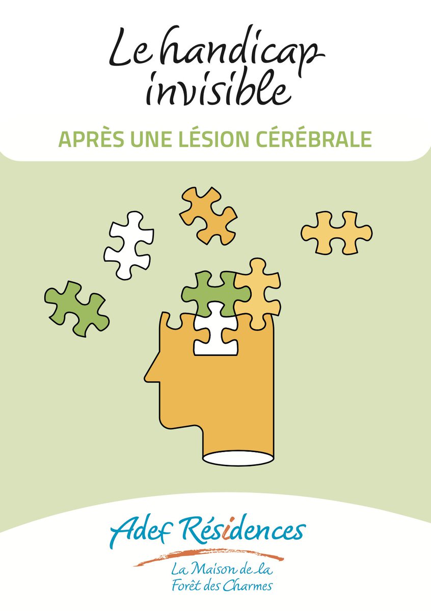 La Résidence #handicap de Saint-Julien (86) vous présente sa brochure sur le handicap invisible après une lésion cérébrale pour mieux comprendre ce dont on parle, quelles sont les séquelles, comment accompagner les personnes cérébro-lésées au quotidien : adef-residences.com/actualites/doc…