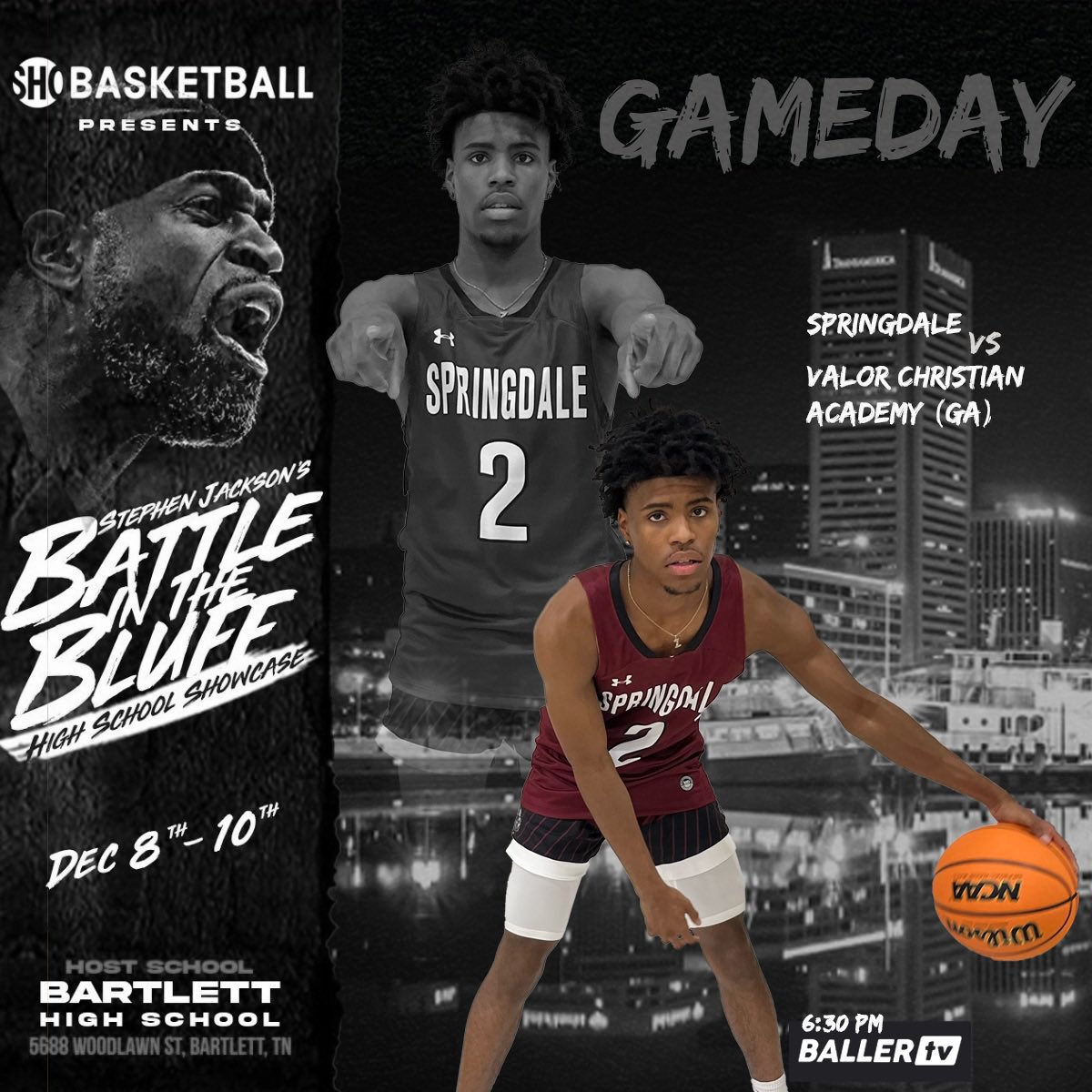 Game Day! 2 Big ones this weekend for the #Reddogs as we travel to Bartlett, TN for one of the biggest showcases in the country. 📺 balr.co/e/7FtSMUERzvb