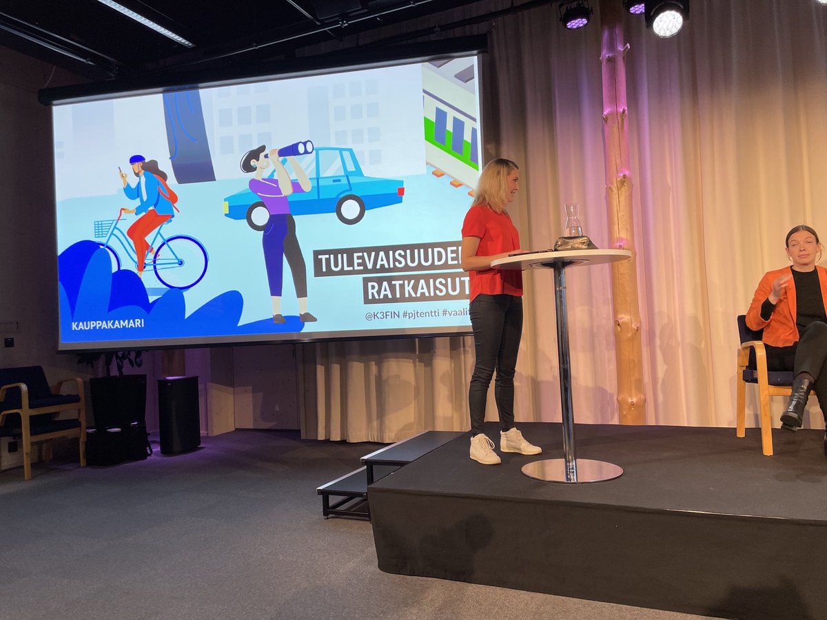 Käynnissä ⁦<a href="/K3FIN/">Keskuskauppakamari</a>⁩ ’in järjestämä #pj-tentti keskeisten puolueiden puheenjohtajille. #vaalit23 Keskuskauppakamarin vaaliohjelma #ratkaisujaSuomelle tarjoaa erinomaisia ratkaisuja seuraavaan hallitusohjelmaan hyödynnettäviksi.