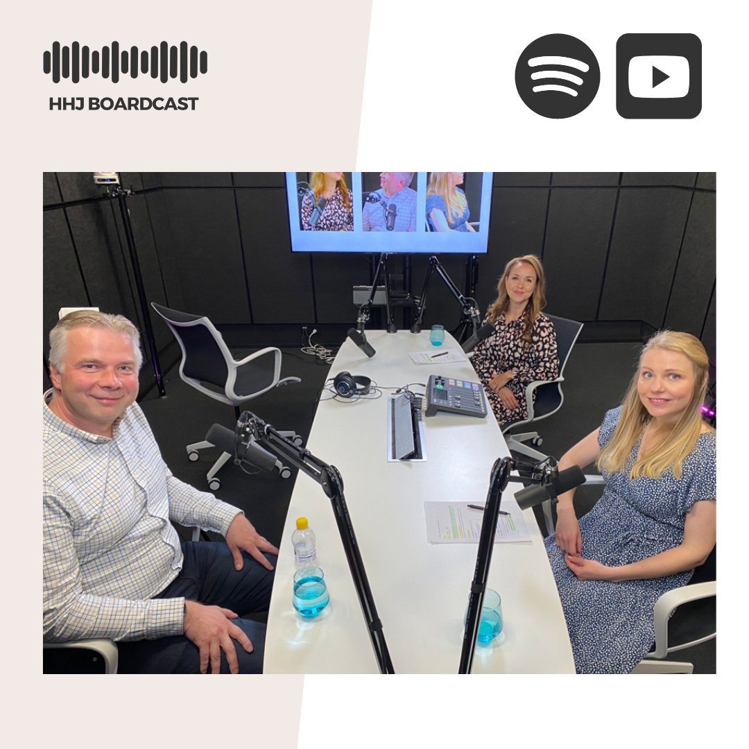 Viikonlopuksi uutta kuunneltavaa! HHJ BoardCastin 7. jakso; vieraana <a href="/SamiSomero/">Sami Somero</a> @hallituspartne1. Mikä on hallituksen arvo ja mitä siitä maksetaan?
🎧 open.spotify.com/episode/0BfMeV…
📼 youtube.com/watch?v=RnZRqS…
#hhjboardcast #hhj #hallituspartnerit #hallitustyö #kauppakamarit #yrittäjyys