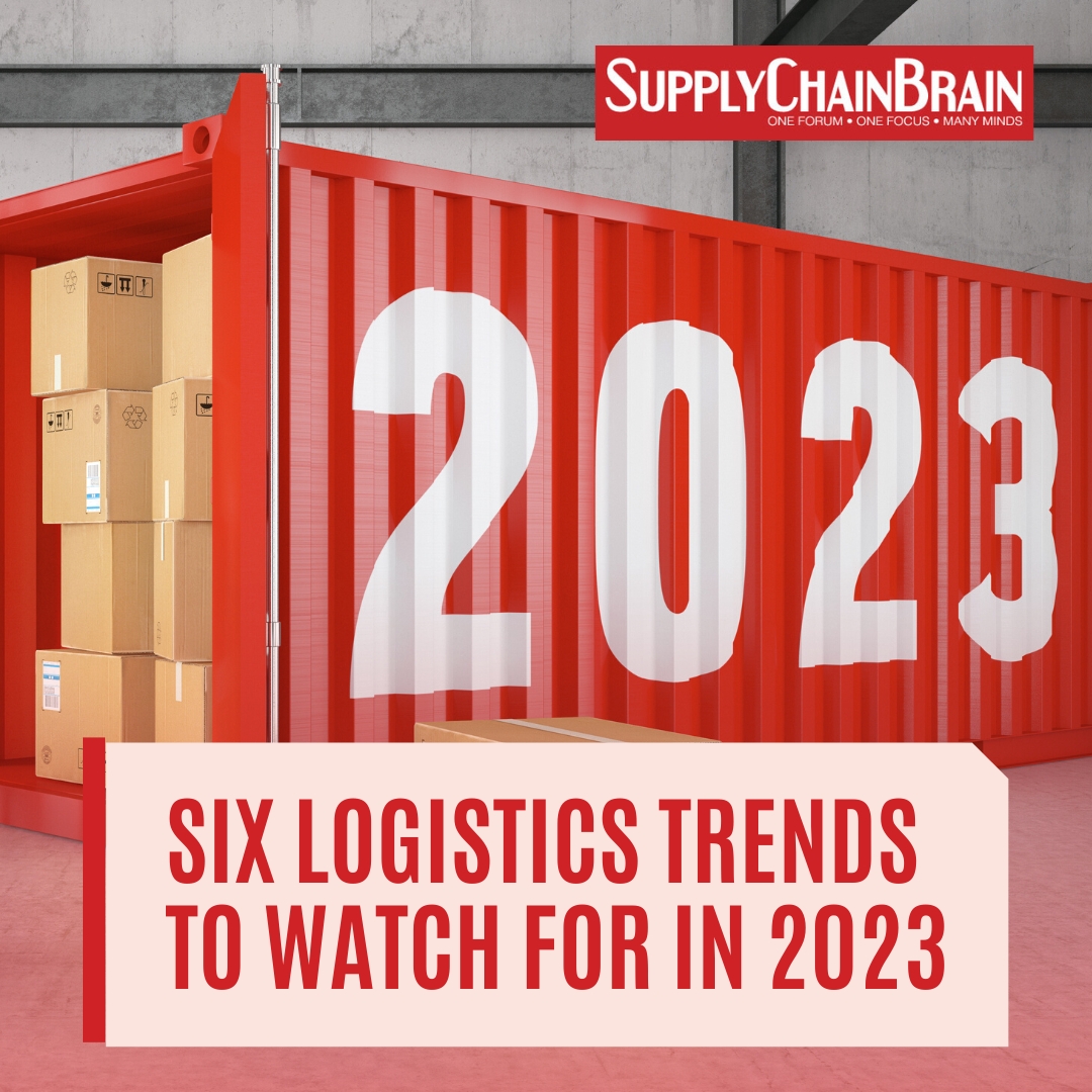 We have all seen the pandemic's impact on many industries, including supply chain and logistics. Over the last few years, there have been many obstacles, and in 2023, we expect to see new challenges. Check out our blog to learn about next year's trends. ow.ly/RSKw50LY2YI
