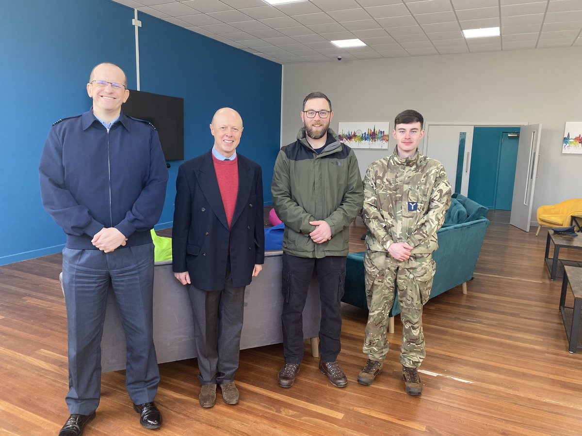 jesspriceatwork's tweet photo. Thank you Commander David from #NuffieldTrust for visiting us yesterday to see the newly renovated Aviator: a multi purpose briefing, events and social facility! Made possible by 1 of 2  incredibly generous major grants awarded to @RAFBrizeNorton by the Trust  #ArmedForces # https://t.co/cXP31vrJhX