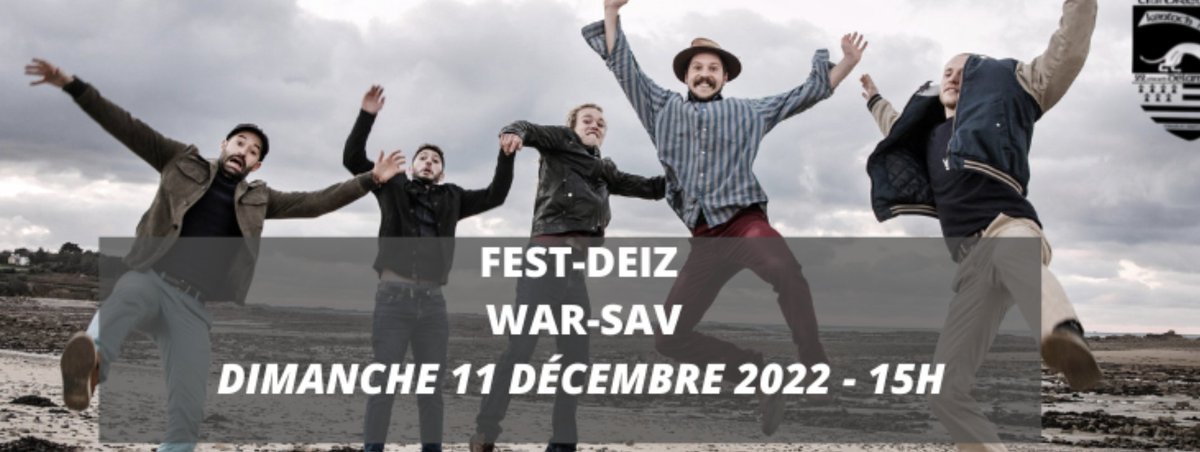 A ne pas oublier pour vous réchauffer, le Fest-deiz de dimanche. Avec War-Sav !
Toutes infos à ce lien : missionbretonne.bzh/27103/fest-dei…