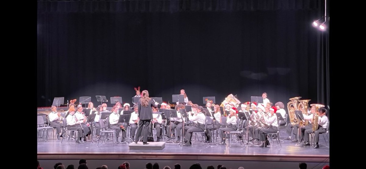 Pictures from our Winter Band Concert.