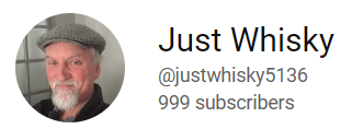 WhiskyLock's tweet image. Anyone not subscribed to this fine gent's channel yet? 999 subscribers so far. Just saying! #whiskytube #scotch #whisky #whiskey