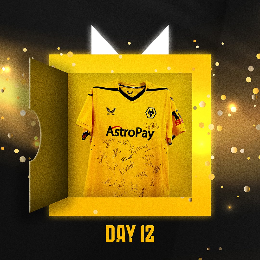 Young_Wolves's tweet image. Our final Christmas giveaway! 🐺

To win a Wolves Pro Home shirt signed by the first team squad:

✍️ Follow @Young_Wolves 
✍️ Like this tweet
✍️ RT with the hashtag #YW12DaysOfChristmas 

Winner will be contacted directly on 13/12 🎁