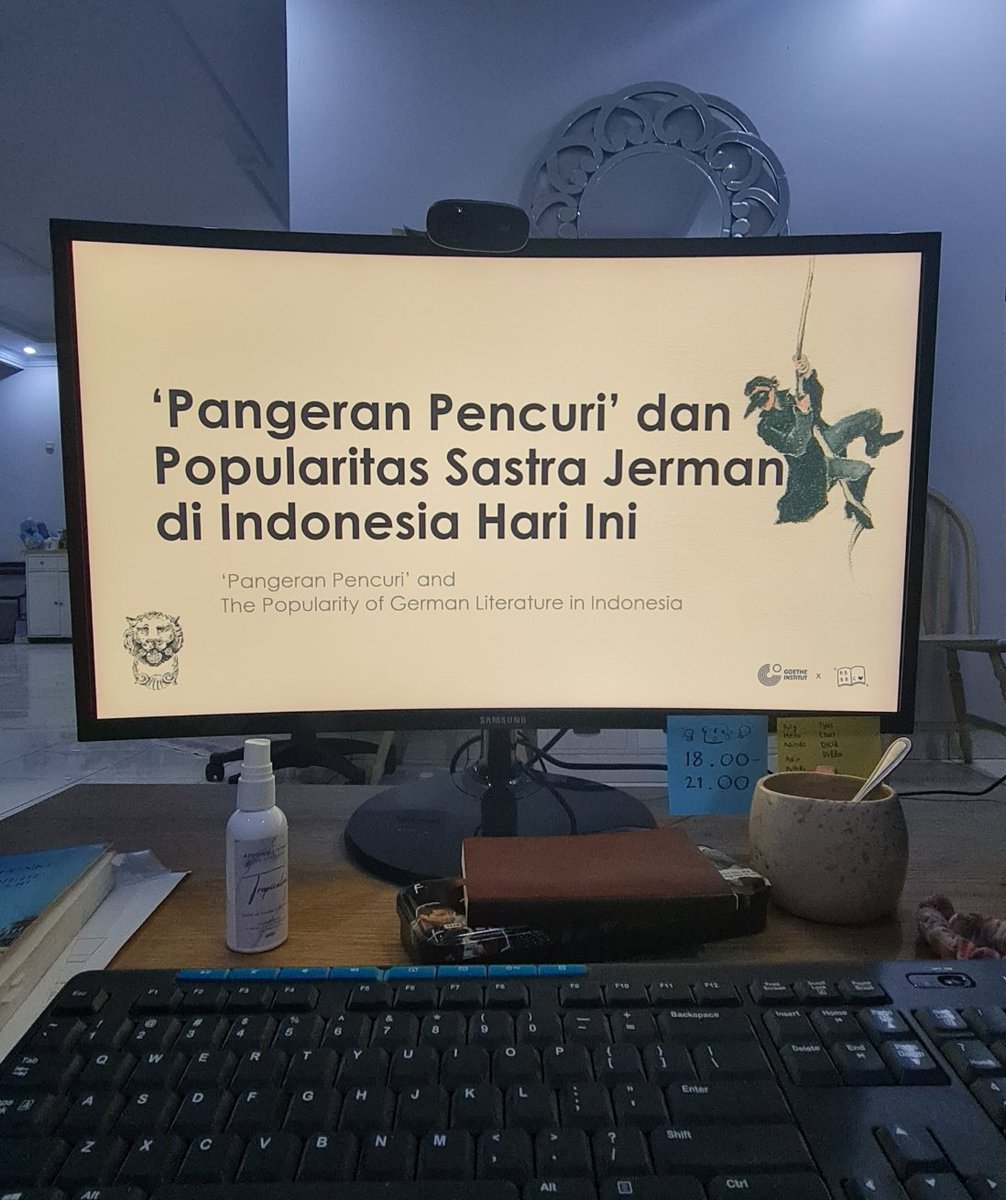 Tomorrow: Last book discussion organized by BBB in 2022, collaborating with Goethe-Institut Bandung.

Deg-degan karena mengundang guest star, Bu Claudia Kaiser, VP Frankfurt Bookfair. 😭✨️

Yang tertarik: bit.ly/LeseclubDes22