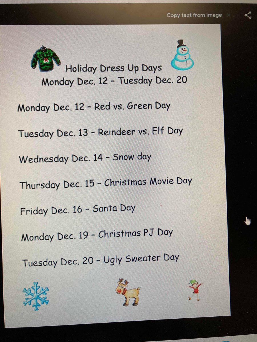 wmswildcat's tweet photo. Holiday spirit week at Woodland next week https://t.co/PM3mvRHOOQ