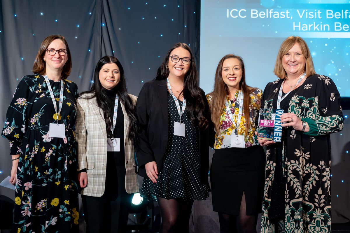 ABPCO's tweet photo. Congratulations to @BelfastICC @VisitBelfastOrg &amp; @eventfulBelfast - winners of the Best EDI at a Conference Award https://t.co/LdpwcSGzEM