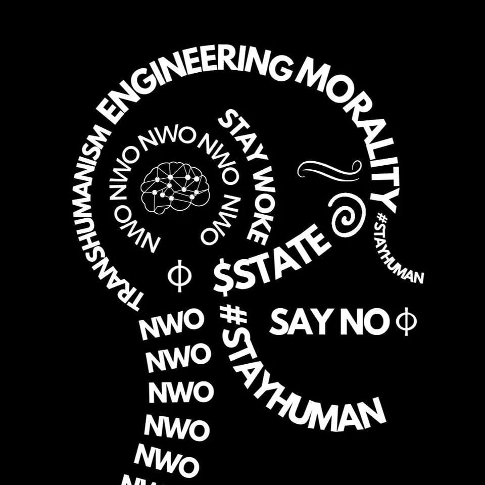 CMania79's tweet photo. @IAMSHO_NUFF @RizzaIslam Consider the possibility of an inner voice with #TRANSHUMANISM that is not your own. Oppose centralization and transhumanism. #NoToTranshumanism. Allow $STATE to #StayHuman.
https://t.co/RQkcI6H2n1
#NWO #STATE #CiprianPater #awakening #RiseTogether #Publicae https://t.co/QPVdDdlvs0