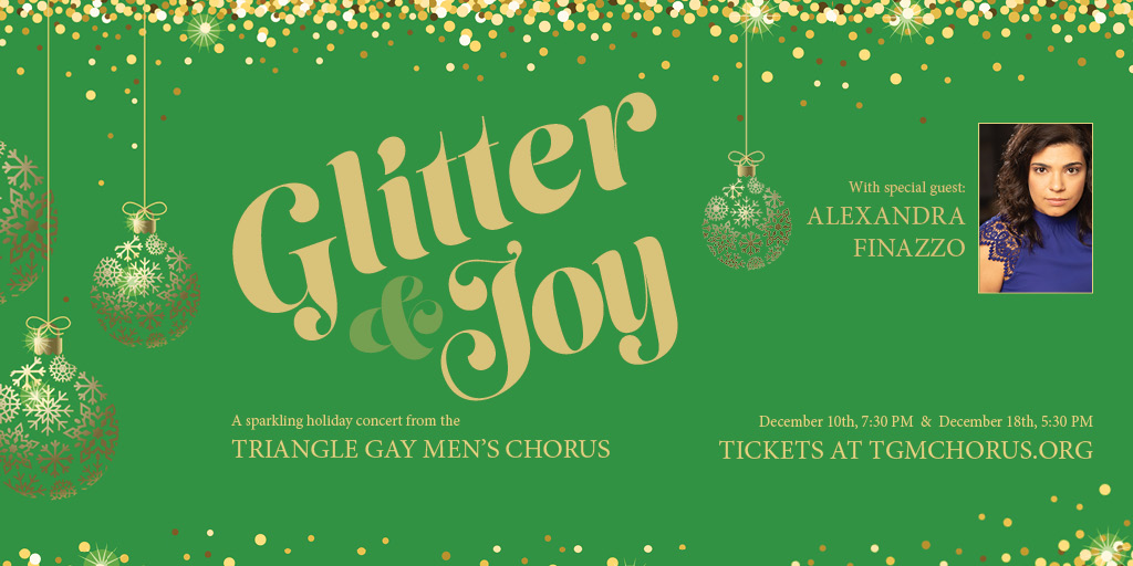 Here's another reason why you should see Glitter &amp; Joy: A Sparkling Holiday Concert this Saturday. We have another surprise guest coming. Get tickets at tgmchorus.org and don't miss the big reveal!