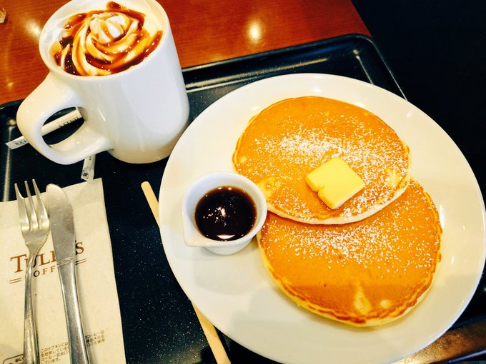 物凄く久々にパンケーキ食べれた 