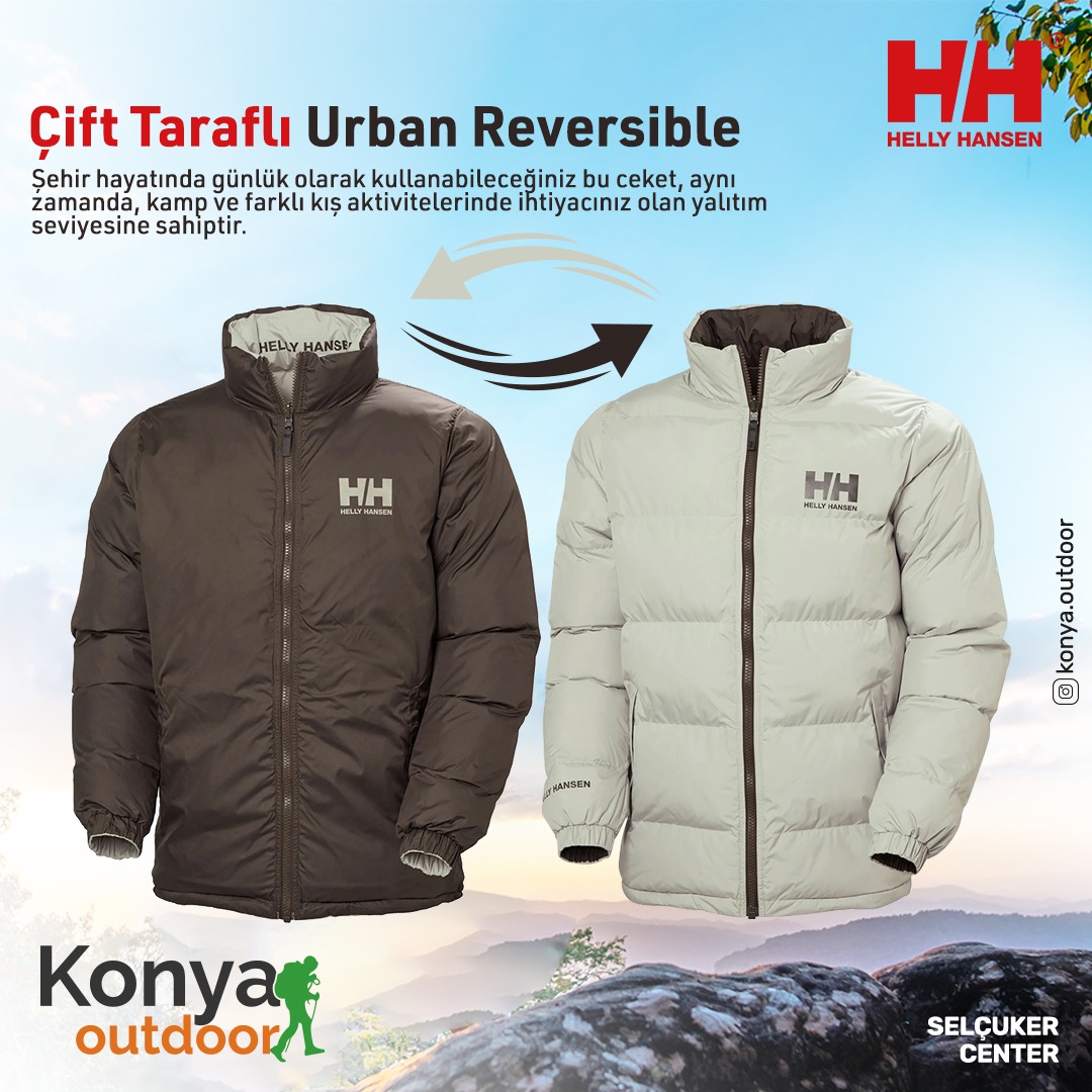 HELLY HANSEN URBAN REVERSIBLE TERSİ GİYİLEBİLİR MONT

#konyaoutdoor #giyim #tekstil #erkekgiyim #kış #kışlık #mont #selçukercenter #konya #outdoor #hellyhansen