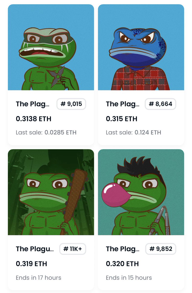 So many nice frogs on the floor. Why do you guys torture me like this? <a href="/ThePlagueNFT/">The Plague Of Frogs 🐸</a>