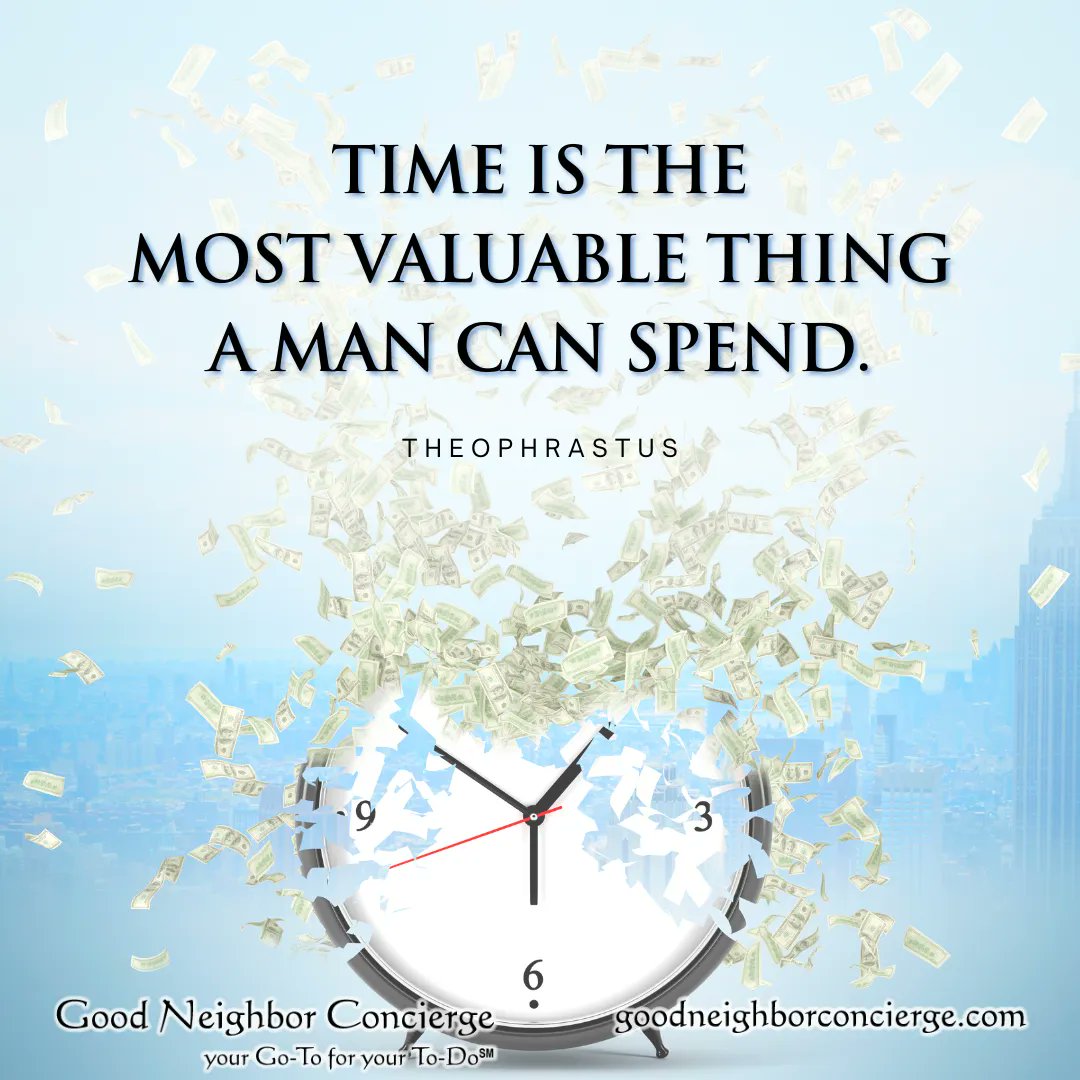 GoodNeighborCon's tweet photo. “Time is the most valuable thing a man can spend.” — Theophrastus
https://t.co/x6SzDfFYjx
.
.
.
.
#quotes #quotestoliveby #quotesoftheday #quotesdaily #quotesaboutlife #quotesit https://t.co/J5WDTPlaBP