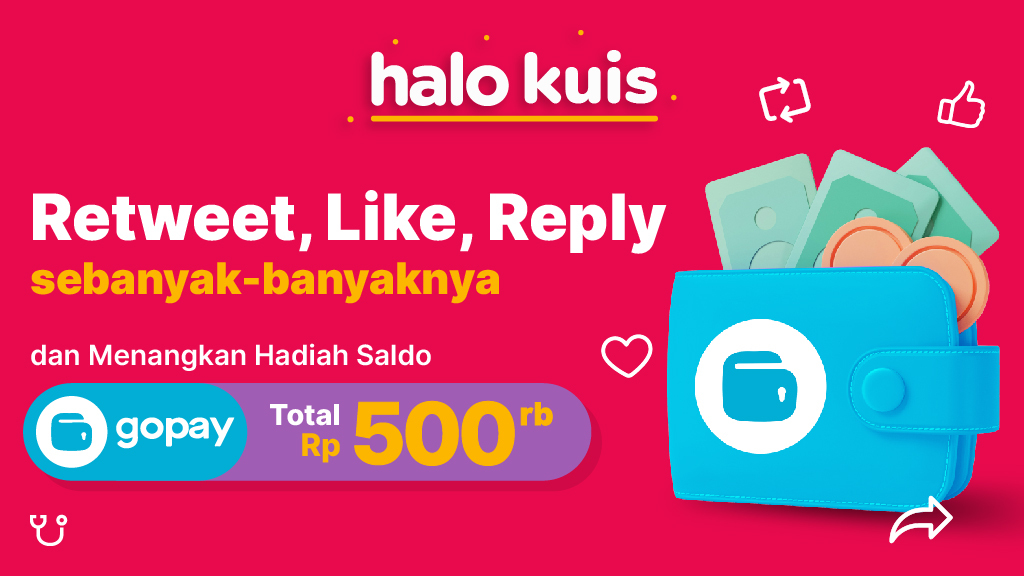 HalodocID's tweet image. PANGGILAN KEPADA PEMBURU SALDO GOPAY!! 💰🤩

Ada GoPay total 500rb siap dijemput! Caranya:
- Follow Twitter @HalodocID
- RT, like, reply sebanyak-banyaknya di postingan tweet Halodoc lainnya
- Reply "DONE" di tweet ini 

Akun jangan digembok 🔓 
Ditunggu sampe 14 Desember 2022 🤩