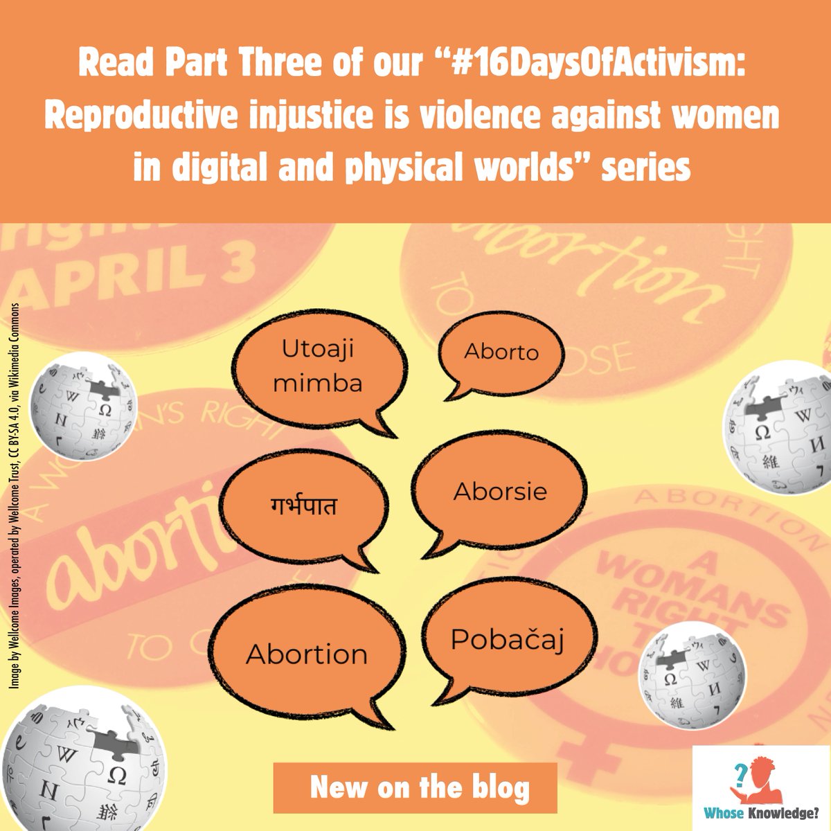 This third and final part of our #16DaysOfActivism series recenters our work on the state of the internet’s languages by asking: “Is reliable information about abortion available and accessible in our languages online?” 

Spoiler alert: the answer is no. 😔