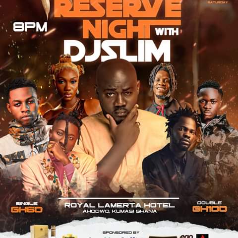KwekuAnamoah's tweet photo. We all are meeting at exactly 6:00am at the Kumasi City Mall for the #WalkwithDjSlim after that the #ReserveNightWithDjSlim at 8:00pm but don't forget to get your ticket online
@djsliming https://t.co/KVZRd8mLYg