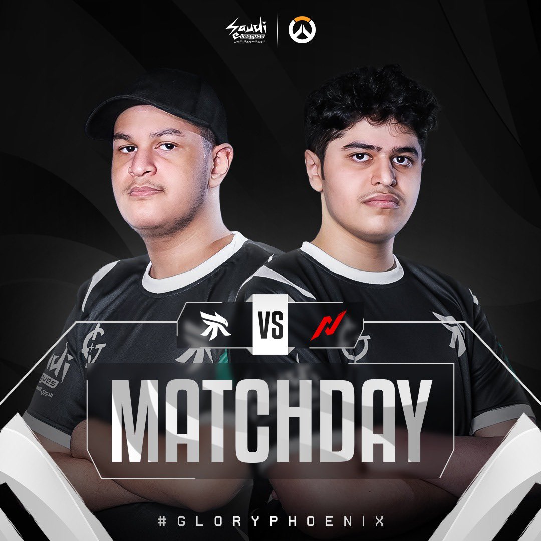 Match day  ⏳

بعد تأهل ابطالنا الى النهائيات🤩!
يخوضون مباراة نصف النهائي اليوم في الدوري السعودي لـ لعبة اوفرواتش 

🆚: <a href="/NOBLESesport/">NOBLES</a> 
🎥: twitch.tv/Saudieleagues
⏰: 4:00PM 

كل التوفيق لابطالنا🖤🤍
#GLORYPHOENIX |@SaudieLeagues 
 #الدوري_السعودي_الإلكتروني