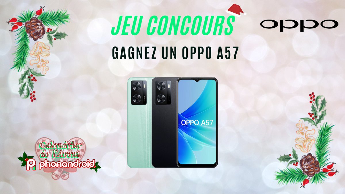 phonandroid's tweet photo. #Concours : tentez de gagner un Oppo A57 ! 
 
Pour participer : 
☑RT
☑ Follow @phonandroid &amp; @OPPOFrance 

Jusqu'au 10/12, 12h. 
Le gagnant sera tiré au sort et contacté en MP. 

Bonne chance à tous ! 🍀 https://t.co/byBWbP7D6I