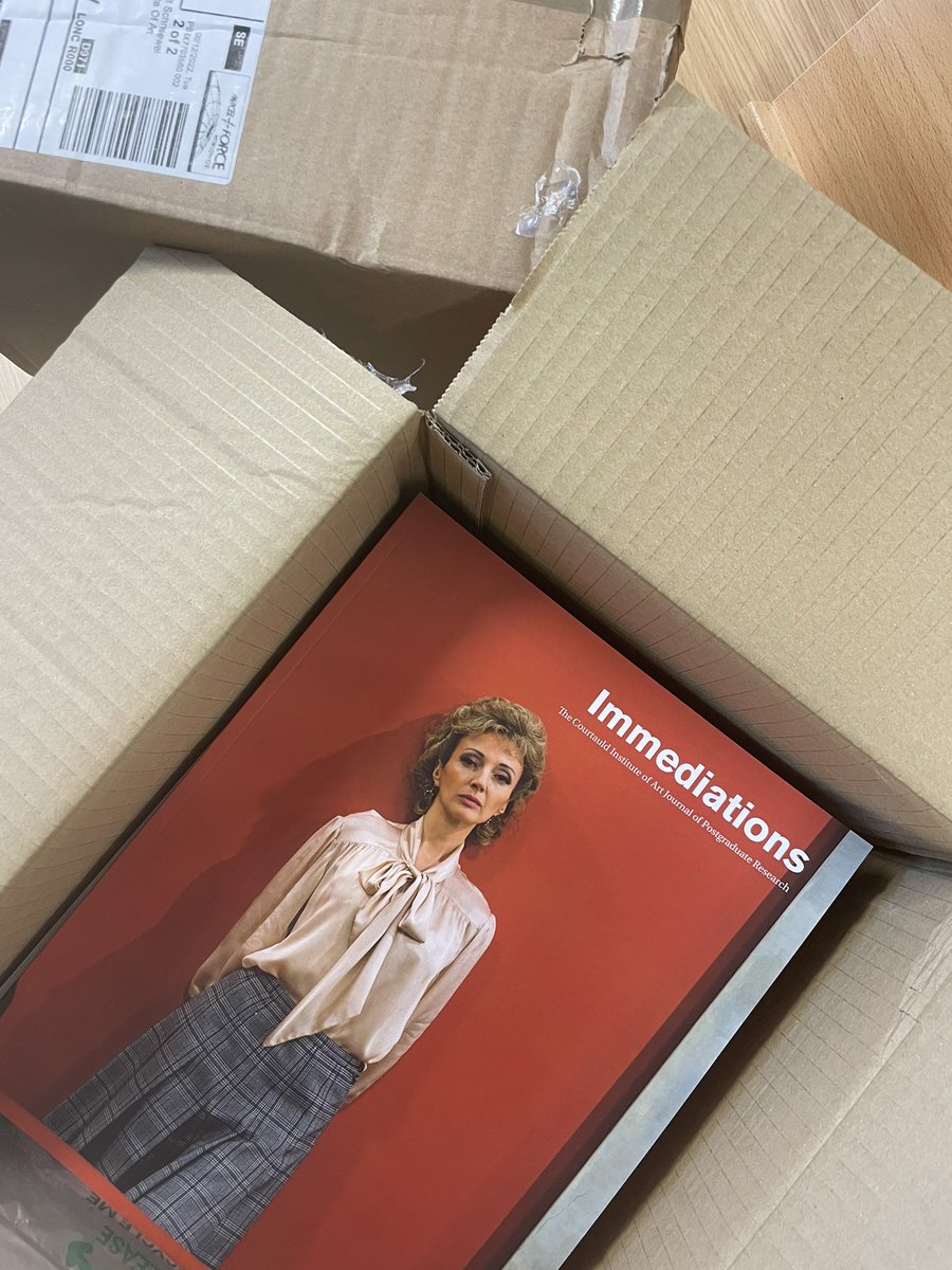 immediations's tweet photo. 2022 issues are arriving with work by Ragnar Kjartansson on the cover! Join us at the launch party at @TheCourtauld @CourtauldRes at Vernon Sq Monday 12 December:

https://t.co/UudovLA8n8 https://t.co/nJShcoH0yU