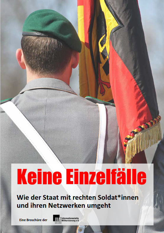 I_M_I's tweet photo. Die Broschüre "Keine Einzelfälle! Wie der Staat mit
rechten Soldat*innen und ihren Netzwerken umgeht" ist da!
Am Dienstag, 13.12.2022, um 19:00 stellen die Autoren diese online vor.
https://t.co/WGriioTkVe
Seid dabei!
Danke auch an @rosaluxstiftung @dfgvkbw https://t.co/WAPDoO1lgd