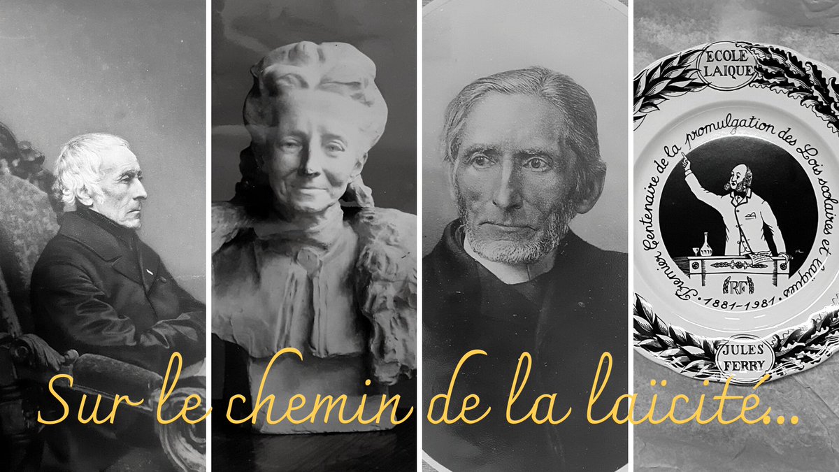 🎂Anniversaire de la loi de séparation des #Églises et de l'#État! #9decembre C'est aussi l'ouverture de l'exposition "Sur le chemin de la #laïcité.. les protestants et l'école" #commeparhasard
🧐Focus sur l'évolution de l'enseignement en #Béarn de Jeanne d'Albret à Félix Pécaut