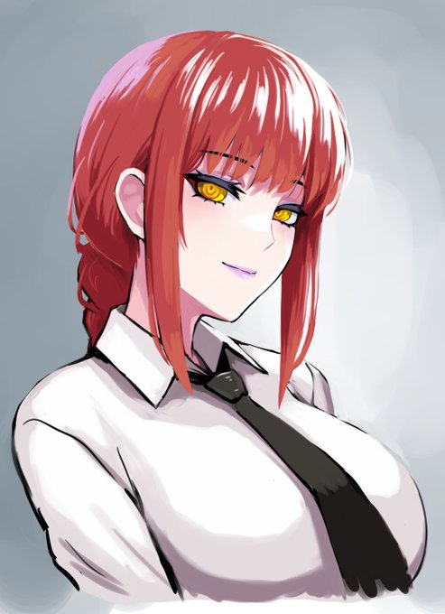 今日は体調良かったのでリハビリでマキマさん描いた 